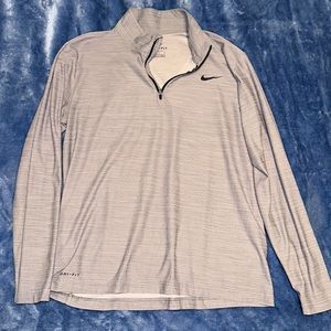 Medium grey and black Nike pullover